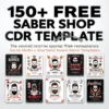 150+ FREE Barber Shop CDR Templates